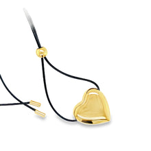 Load image into Gallery viewer, 14k gold Dipped Heart on the rope
