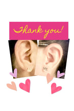 Load image into Gallery viewer, LO VE  Valentines Earrings
